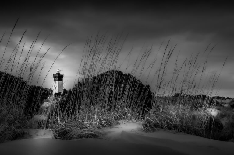 Architecture ancienne. Le Phare de l'espiguette.